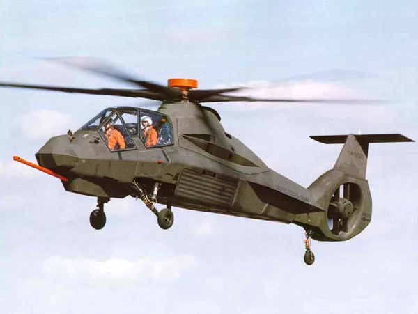  RAH-66 Comanche, hélicoptère de type Fenestron. 